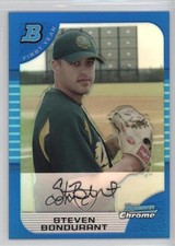 2005 Bowman Chrome First Year Blue Refractor 142/150 Steven Bondurant #261 0b5