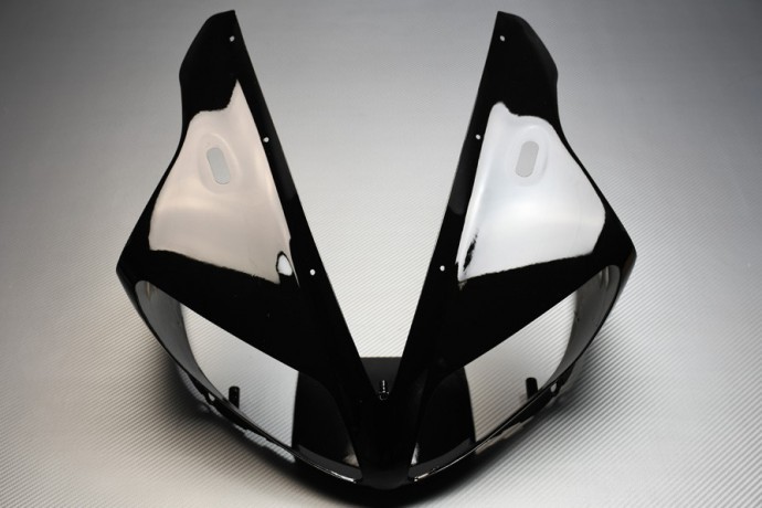Carénage avant en ABS injecté et tête de fourche noire pour Yamaha YZF R1 02-03