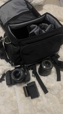 Canon EOS 60D Digital SLR Camera, 18-55mm  18-135mm Lenses, Bag, Charger, Black