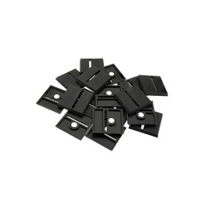 25mm Square Horizontal Slot Wargaming Plastic Bases + Magnet for Miniature Games