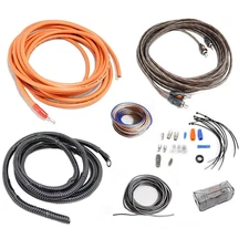 HK8 Premium 8-Gauge Complete Car Amplifier Installation Kit Power, Ground, Remot