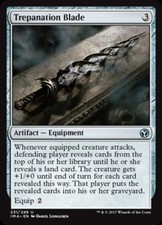 Trepanation Blade -Foil Medium Play MTG Iconic Masters