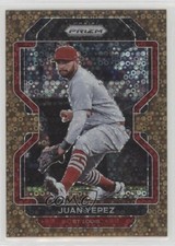 2022 Panini Prizm Tier III Bronze Donut Circle Prizm 13/40 Juan Yepez #269 7ba
