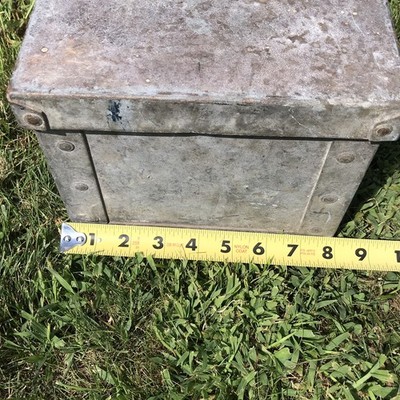 Vintage 1942 U.S. Army WWII Railroad Mechanics Tool Box Bussey