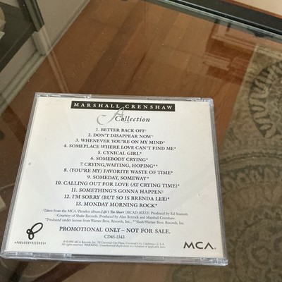 Marshall Crenshaw- A Collection CD
