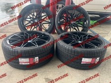 20x8.5 20x9.5 Bmw Gloss Black Wheels Rims Tires 5x112 M8 Competition M850 M5 M6