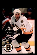 Signed Hockey Card Auto Dave Poulin 1989-90 Sports Action Boston Bruins Update