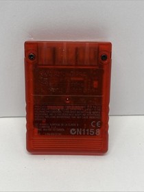 Official Sony PlayStation 2 PS2 Memory Card OEM SCPH-10020 Magic Gate 8MB Red