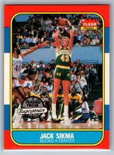 1986-87 Fleer - Jack Sikma #102 - NM *TEXCARDS*