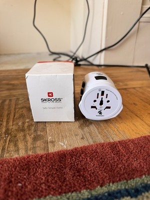Skross World Travel Adapter Pro Works 150 Countries OPEN BOX