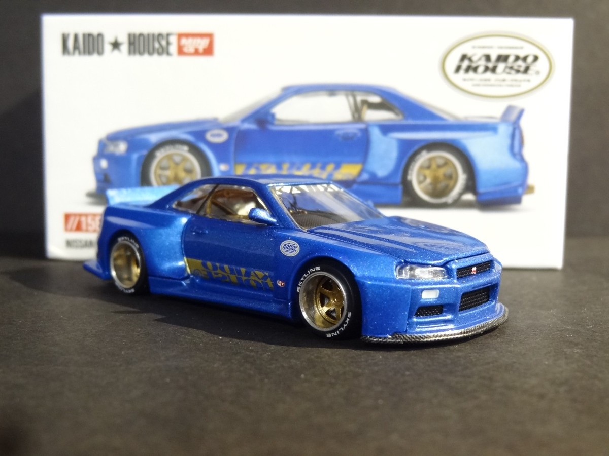 KAIDO HOUSE x MINI GT - NISSAN SKYLINE GT-R (R34) KAIDO
