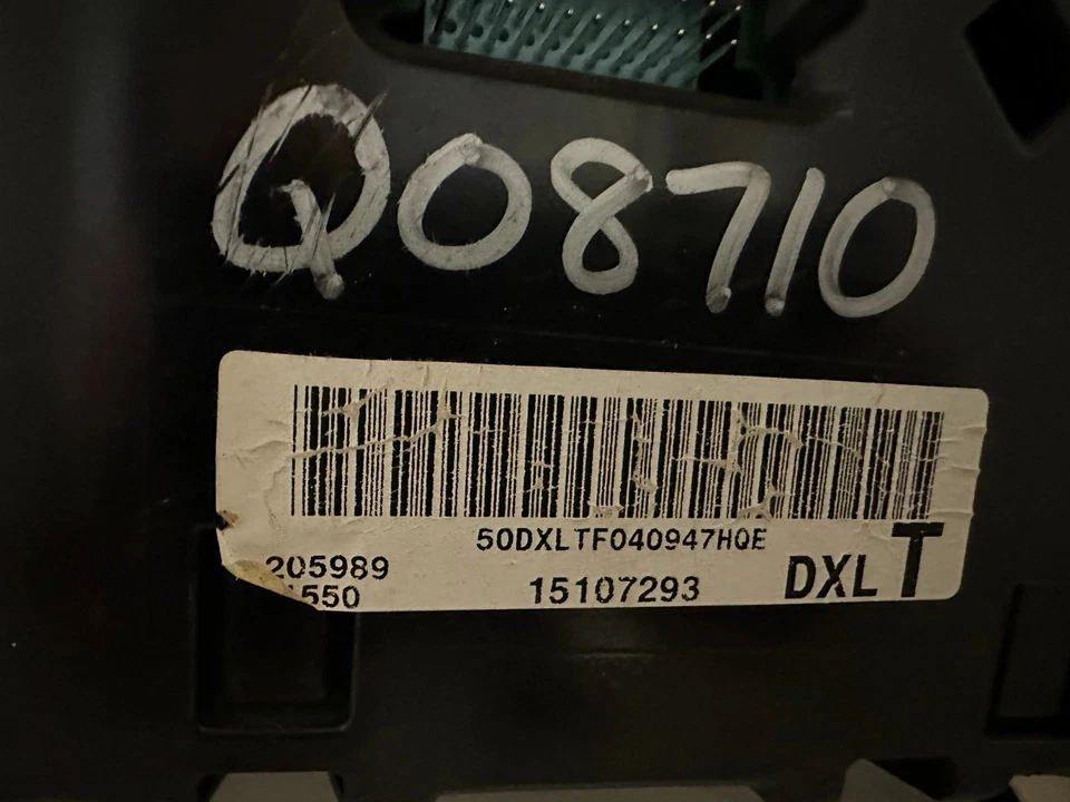 Cuadro de instrumentos velocímetro 04-07 Chevy Express y GMC Savana VAN 187.527 millas Foto 3 de 3