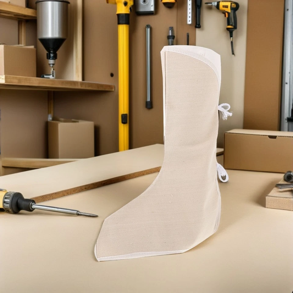  4 pares de cubiertas protectoras para zapatos de soldador polainas de soldadura aisladas para la seguridad de los pies Foto 4 de 4