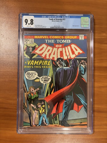 Tomb of Dracula #17 CGC 9.8 (1974) Dracula bites Blade Marvel Comics