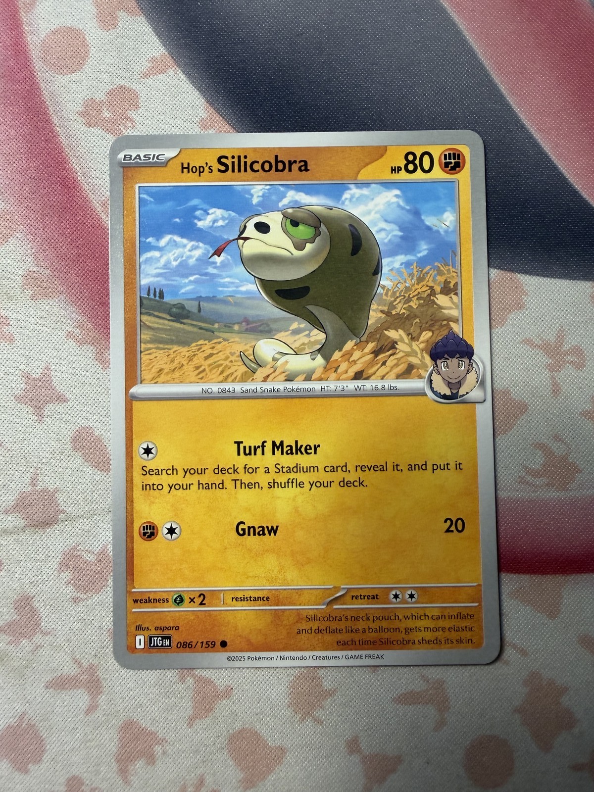 Hop's Silicobra Common SV09: Journey Together 086/159 NM English