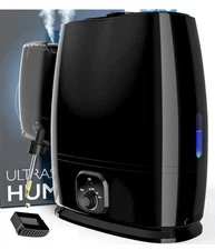 Everlasting Comfort 6L Humidifier for Bedroom, Quiet 50HR Runtime No-Filter NEW