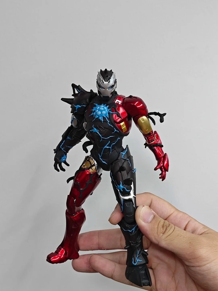 ZD Toys Spider-Man: Maximum Venom figure Venomized Iron Man 7" Action Figure Toy