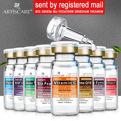 Serum for Face 8Pcs/Lot Hyaluron Acid Moisturizing Vitamain C Facial Essence Six