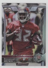 2015 Topps Chrome Rookies Refractor Dominique Brown #179 4j9