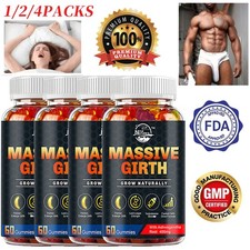 Massive Plus Size Male ENLARGER Longer Wider Bigger Man Natural Growth 1/2/4PCS