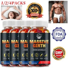 Massive Plus Size Male ENLARGER Longer Wider Bigger Man Natural Growth 1/2/4PCS