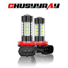 For 2016 2017 2018 2019 2020 2021 Honda Civic Fog Light H11 White LED Bulbs