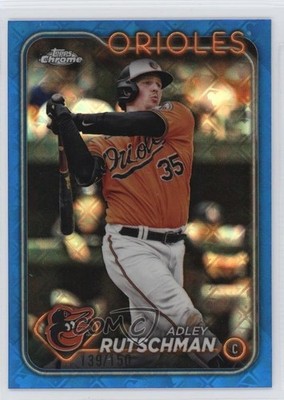 2024 Topps Chrome Logofractor Edition Blue Refractor 139/150 Adley Rutschman 0r4