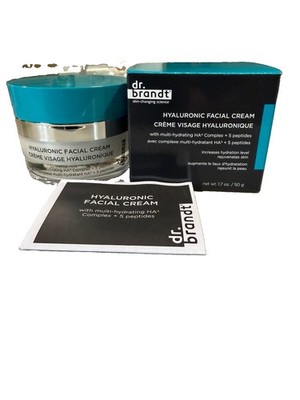 Dr. Brandt Hyaluronic Facial Cream 1.7 oz/50 g. NIB $72 RETAIL