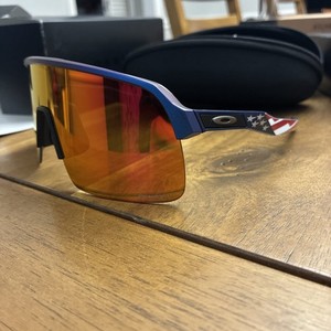 Oakley Sutro Lite Sweep Ruby Prizm Grey Sunglasses Troy Lee Designs USA 🇺🇸