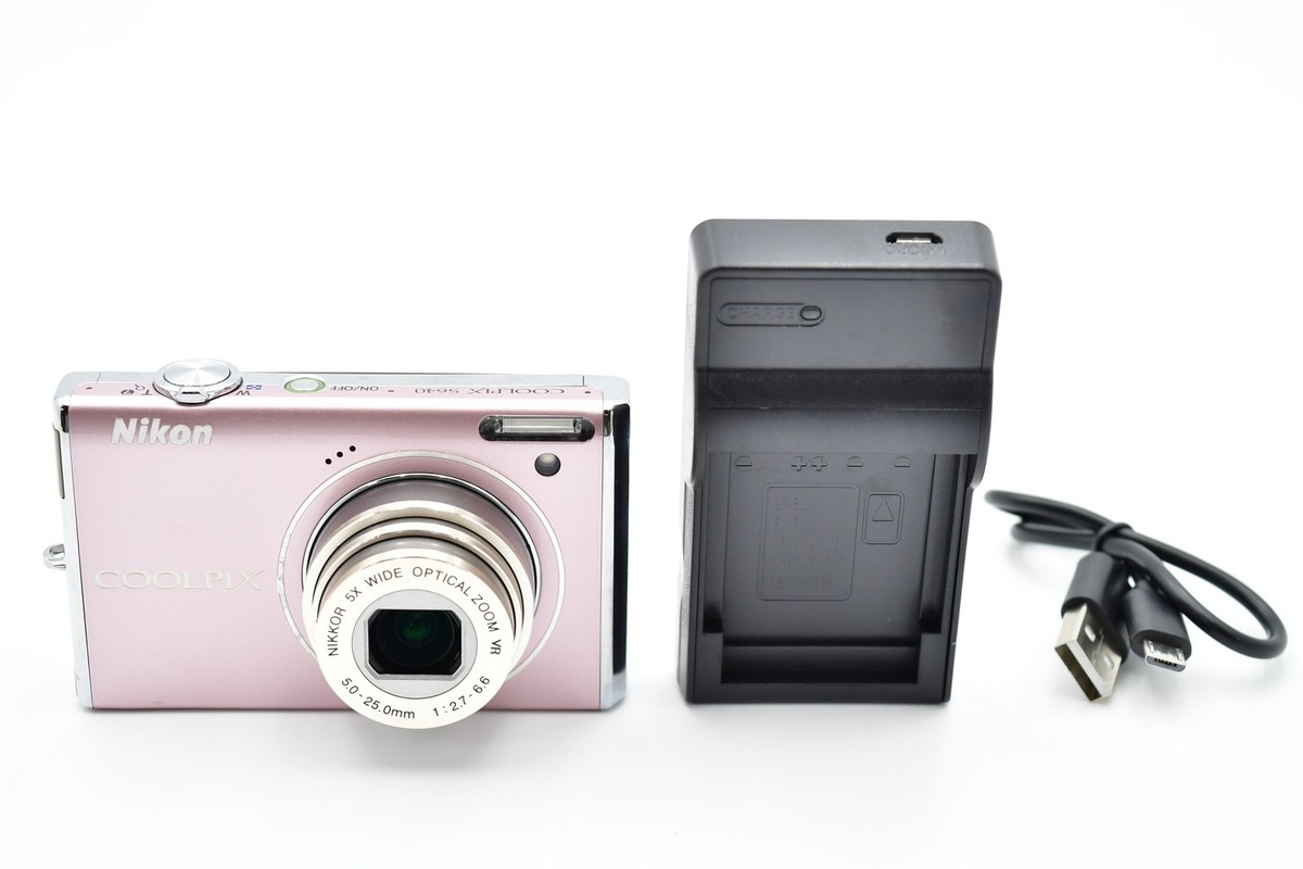 ⏯️[Excellent+5] Nikon COOLPIX S640 Compact Digital Camera Pink
