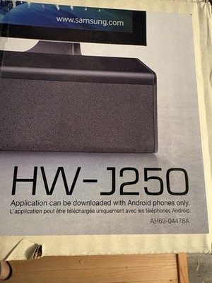 Samsung HW-J250 2.1ch 80W Bluetooth Soundbar Dolby/DTS Optical Black