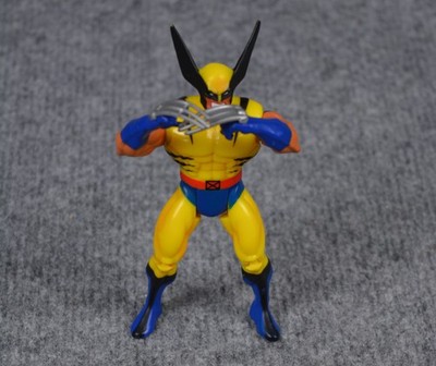 Toy Biz Marvel X-Men Wolverine Actionfigur Vintage 1998 Gelb Blau Lose 13cm