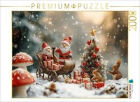 Calvendo Puzzle Christmas Magic With The Garden Gnomes | 2000 Pieces, Finished S