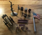 Original Marx Revolutionary War Cannon w/other Playset Accessories ~Late 1950’s