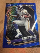2025 Panini Prizm Black Randy Moss Blue Shimmer FOTL  /35 GOAT HOF Mint🔥