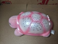 Cloud B Classic Twilight Turtle Night Light Colorful Stars Plush Works 