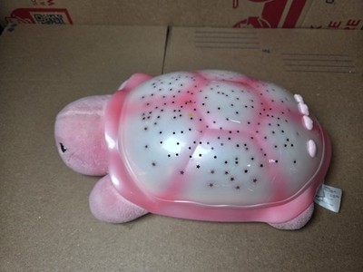 Cloud B Classic Twilight Turtle Night Light Colorful Stars Plush Works!
