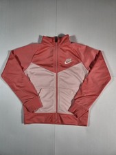 Nike Zip Up Hoodie Jacket Youth Large Pink Girls Activewear 6-7 Years Kids