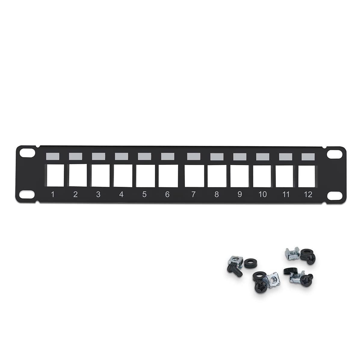 Panneau de Brassage RJ45 10 Pouces pour Baie Informatique et Coffret VDI