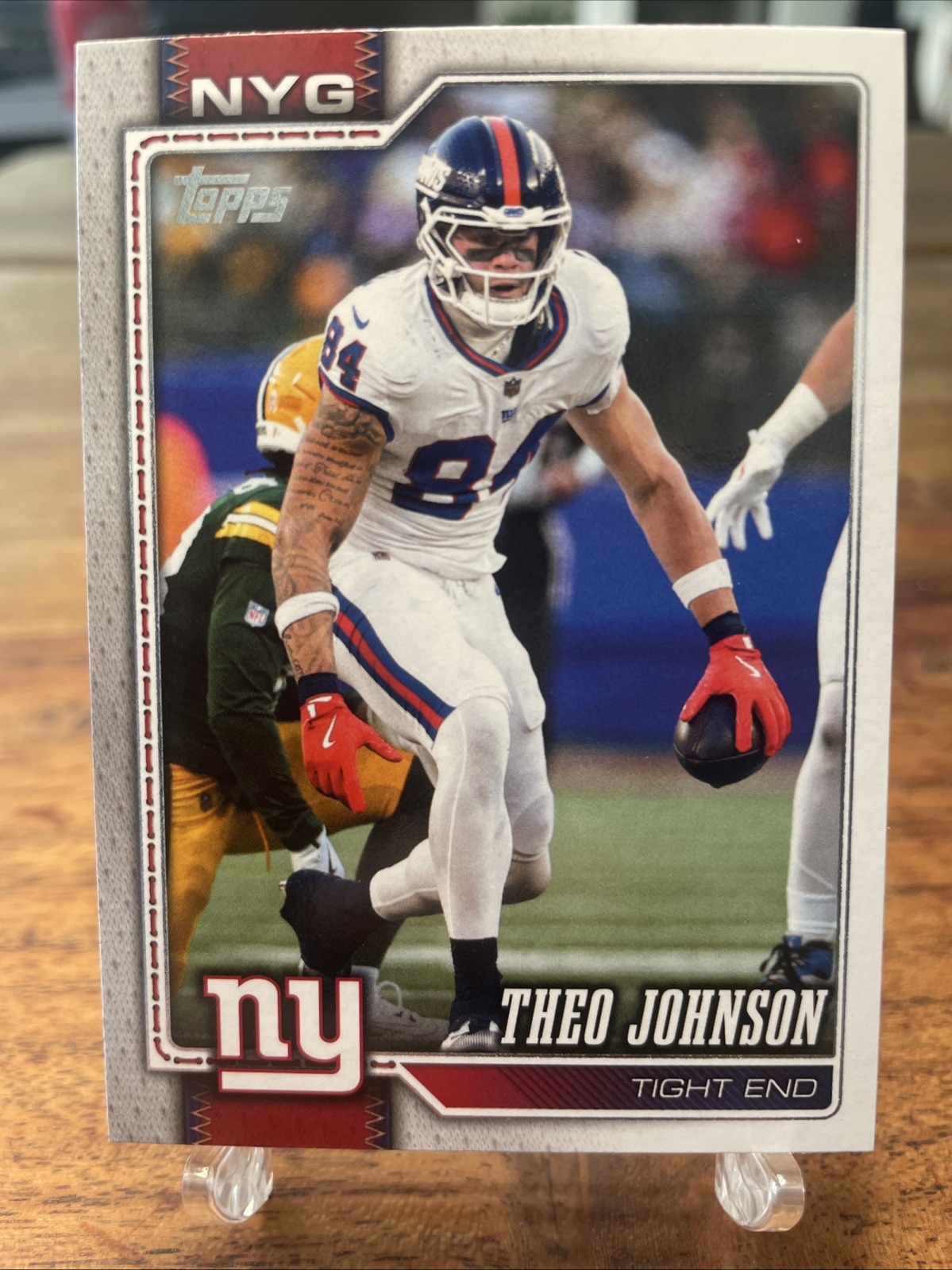 2026 Topps Flagship Theo Johnson #151 New York Giants