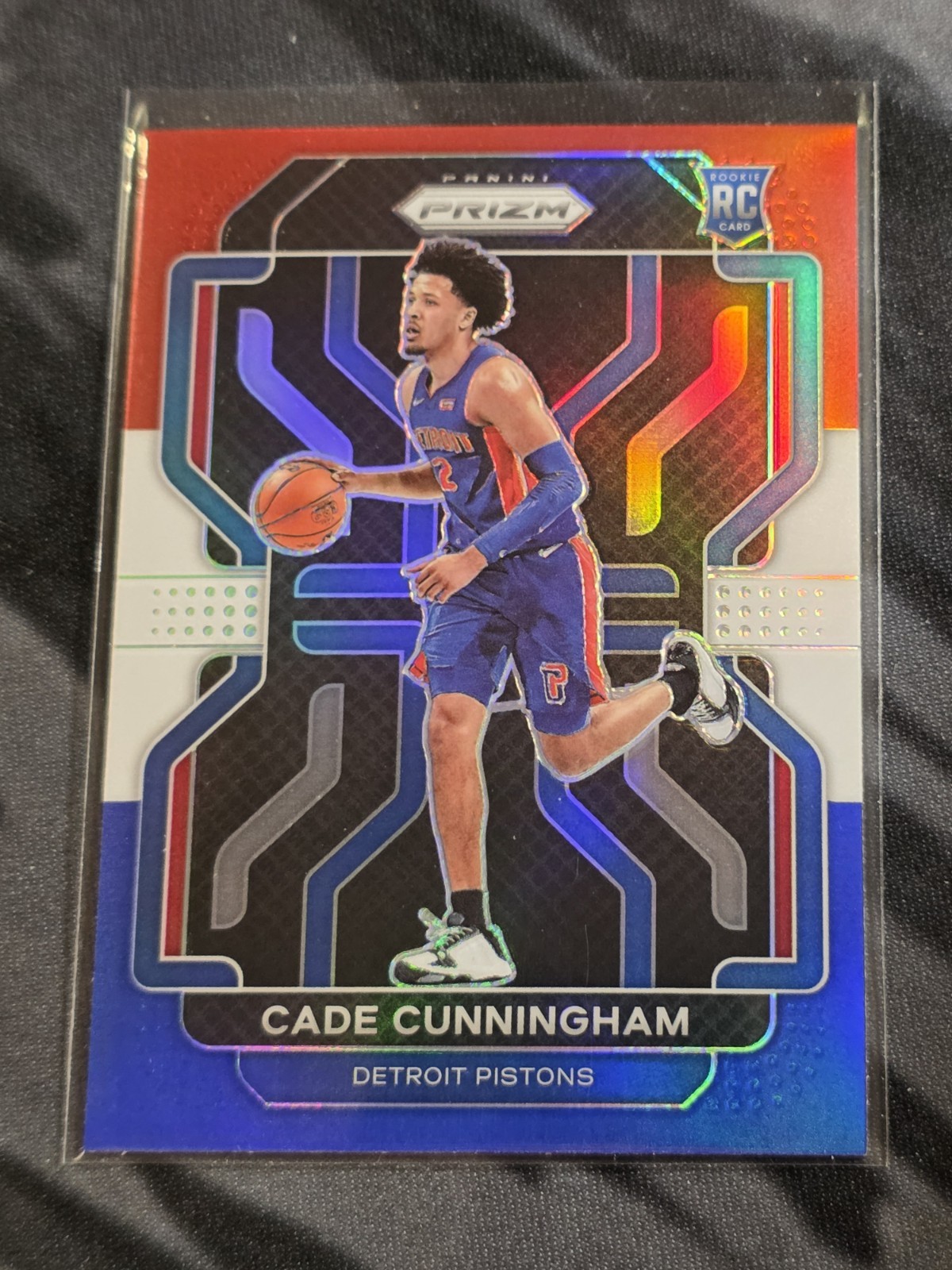 2021-22 Panini Prizm - Cade Cunningham #282 Red White & Blue Prizm (RC)