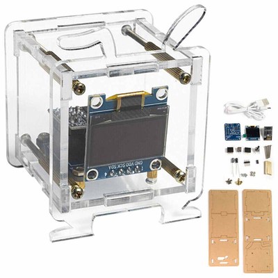 ESP8266 DIY Electronic Kit OLED Display Mini Uhr + Shell DIY Lötprojekt