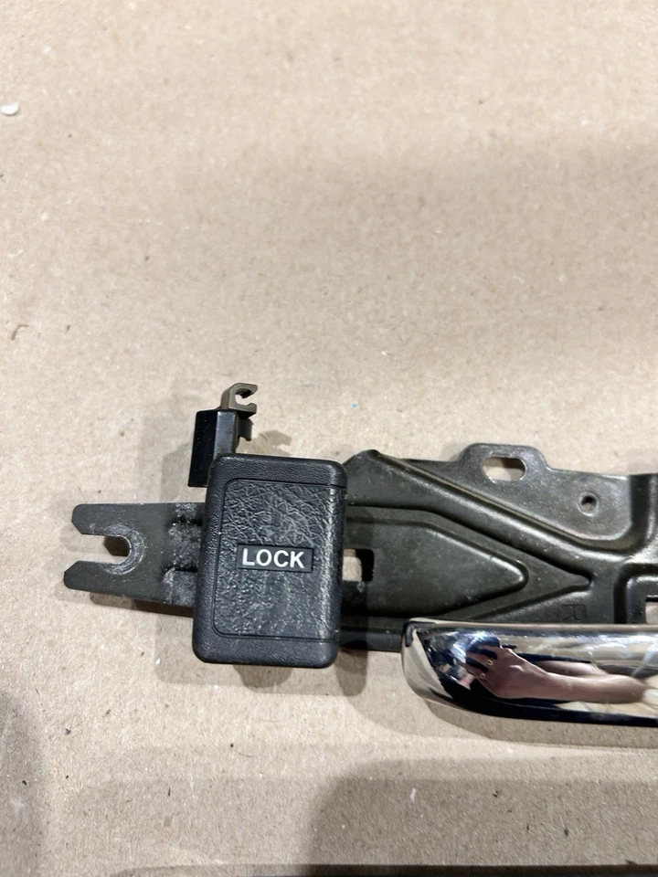 90-93 Acura Integra DA9 DB2 cupé derecho cromo interior manija de puerta y taza OEM Foto 4 de 4