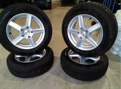 Winterradsatz Winterräder 195/65R15 91T Golf 7+8 Leon Octavia Alu Dezent TY