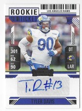 2024 PANINI CONTENDERS TYLER DAVIS ROOKIE TICKET #291