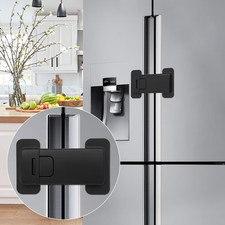 French Fridge Locks for Kids, 2 Pack Baby Safety Refrigerator Lock, Pet/Child