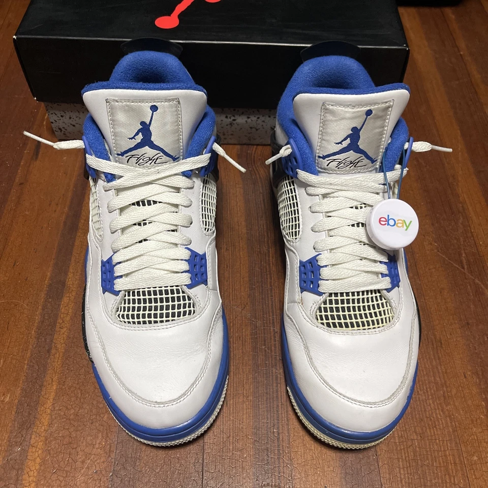 Talla 10 - Air Jordan 4 Retro Mid Motorsports (308497-117) Foto 3 de 4