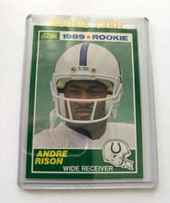 SCORE 1989 Score Andre Rison Indianapolis Colts Rookie Base Card #272. rookie card picture