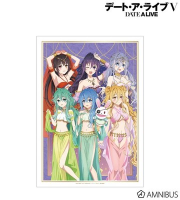 Date A Live V Heroines Dancing Girl ver. A3 Matted Poster arma bianca New