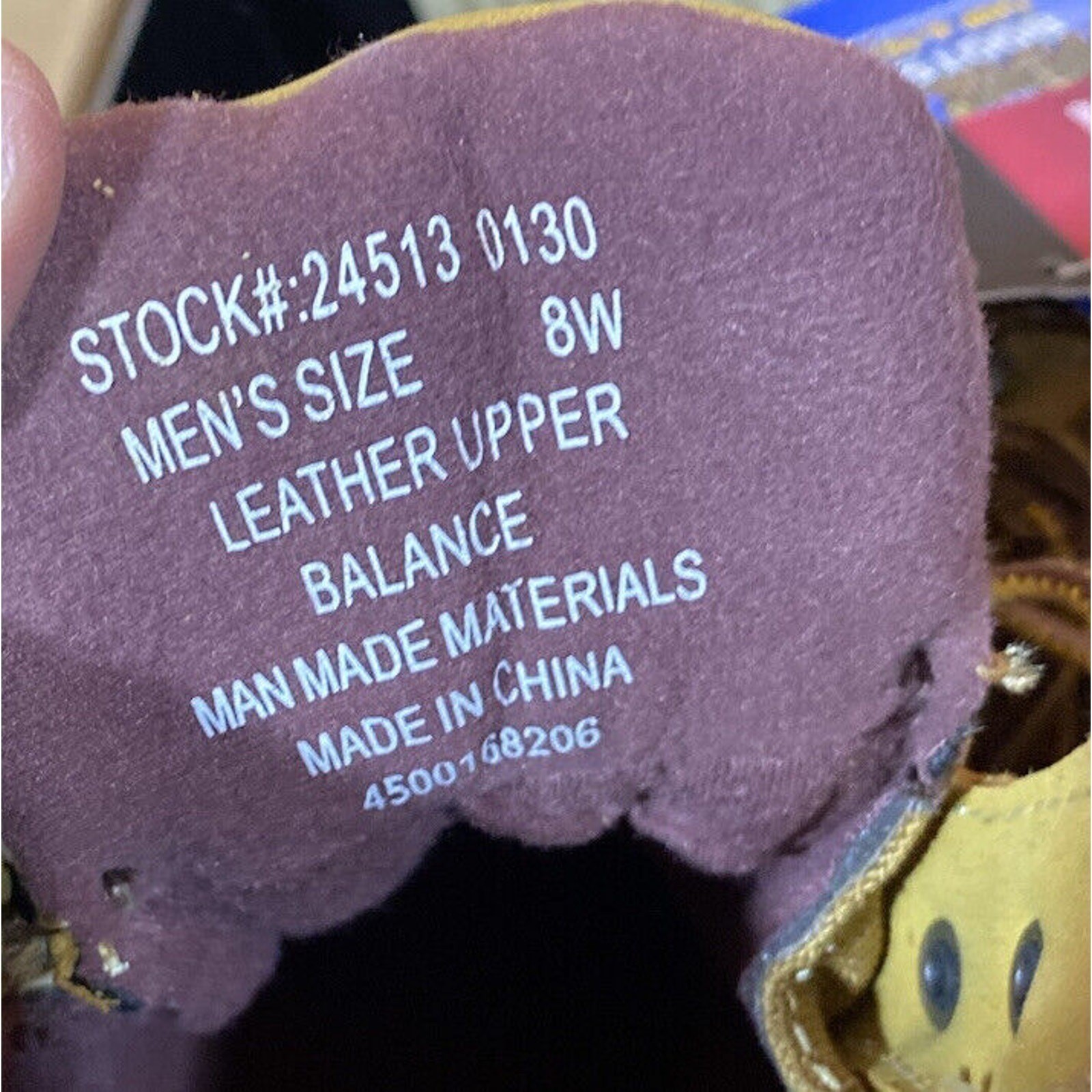 Chippewa Golden 24513 Leather Boots 6" Insulated Soft Toe Work Boots Size 8W